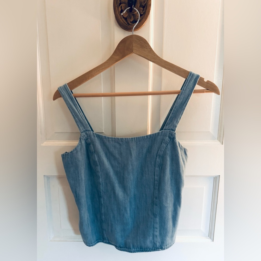 Old Navy Denim Crop Top, size M
